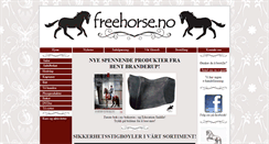 Desktop Screenshot of freehorse.no