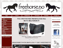 Tablet Screenshot of freehorse.no